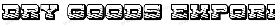 Dry Goods Emporium JL字体转换